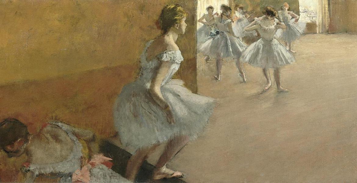 Danseuses montant un escalier (Edgar Degas)