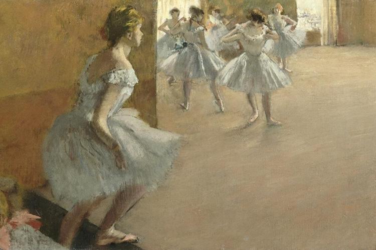Danseuses montant un escalier (Edgar Degas)