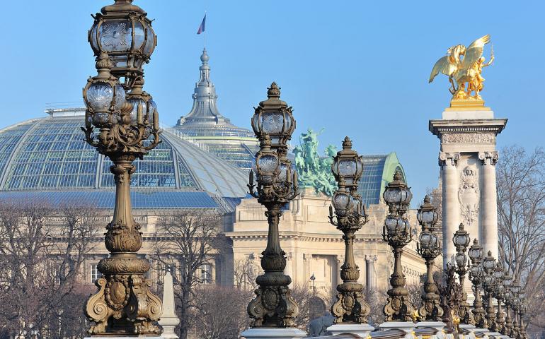 Le Grand Palais, vue du Pont Alexandre III